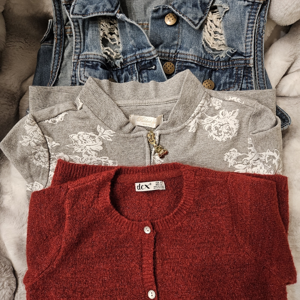 Girls 3-Piece Clothing Bundle (Sizes XS / 6–6X)